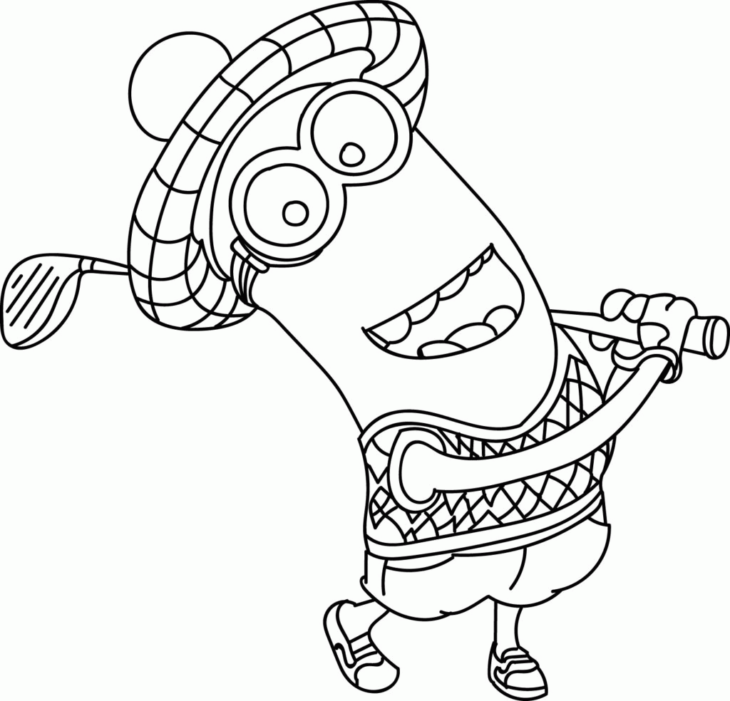 Minion Coloring Pages Stuart Coloring Home Minion Coloring Pages Stuart Coloring Home