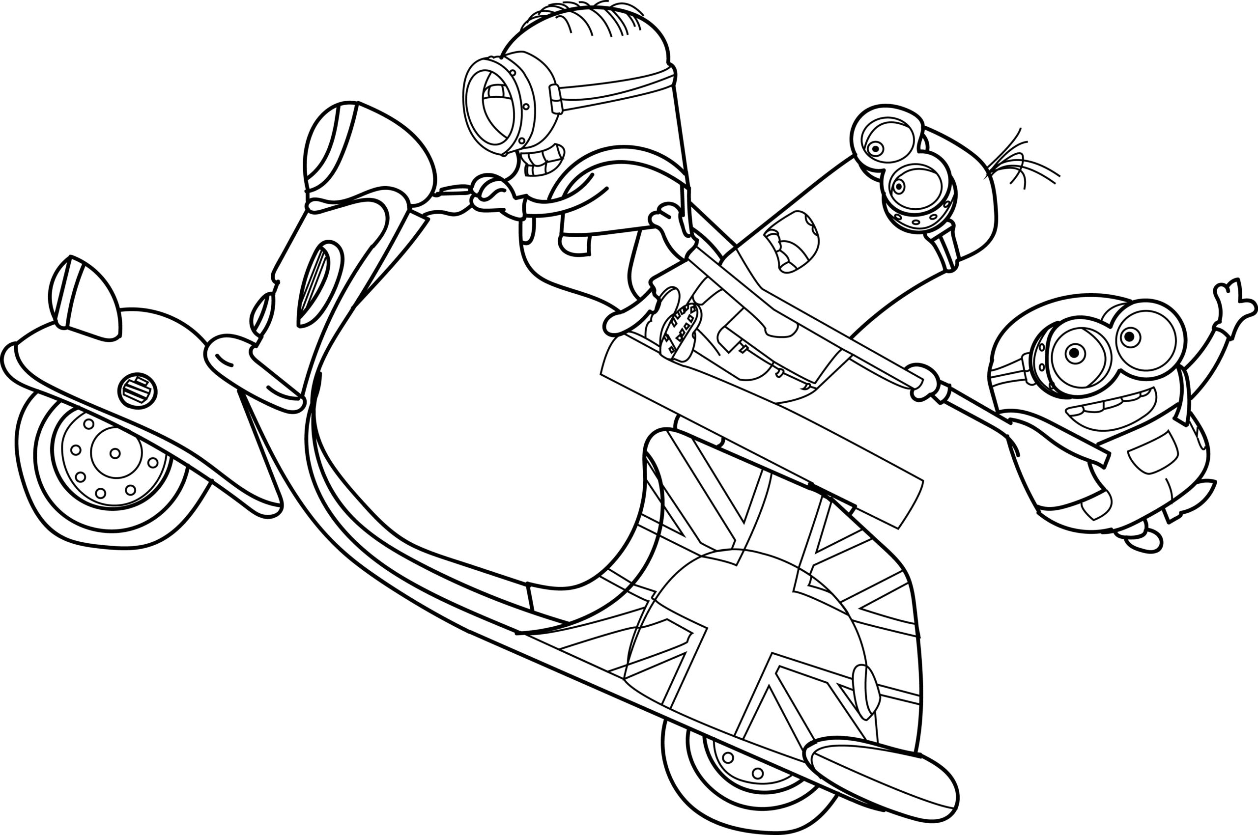 Coloring Pages of Minions Coloring Pages of Minions