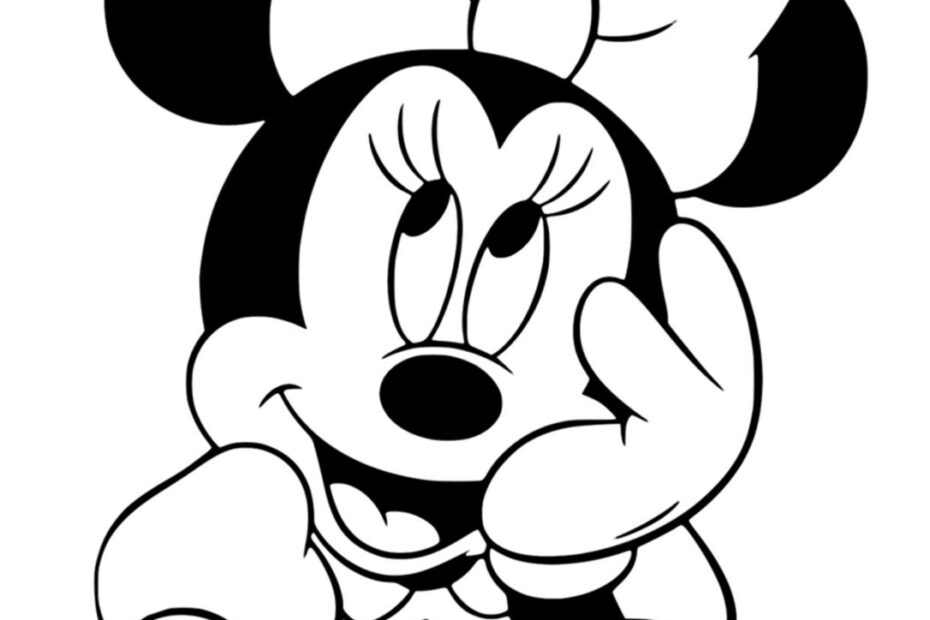 Minnie Mouse Coloring Pages For Kids