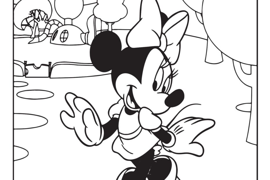 Minnie Mouse Coloring Pages Printable