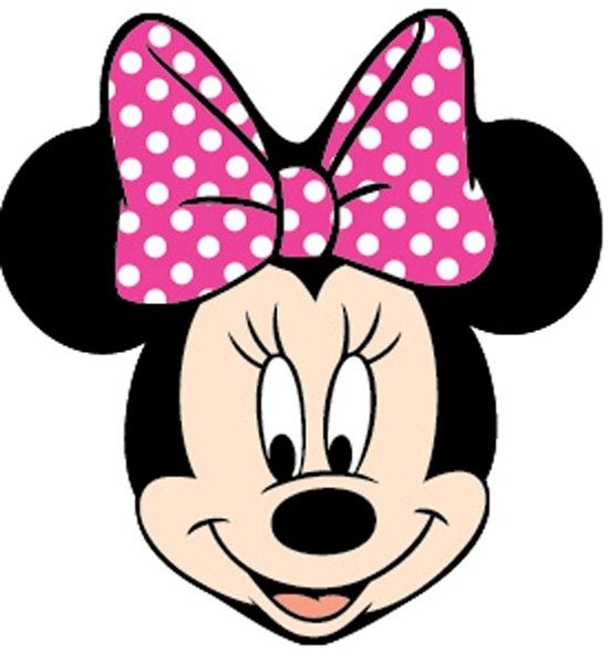 Minnie Mouse Face Template Social Media Template