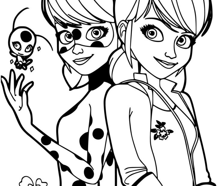Miraculous Ladybug Coloring Book Free Printable Coloring Pages