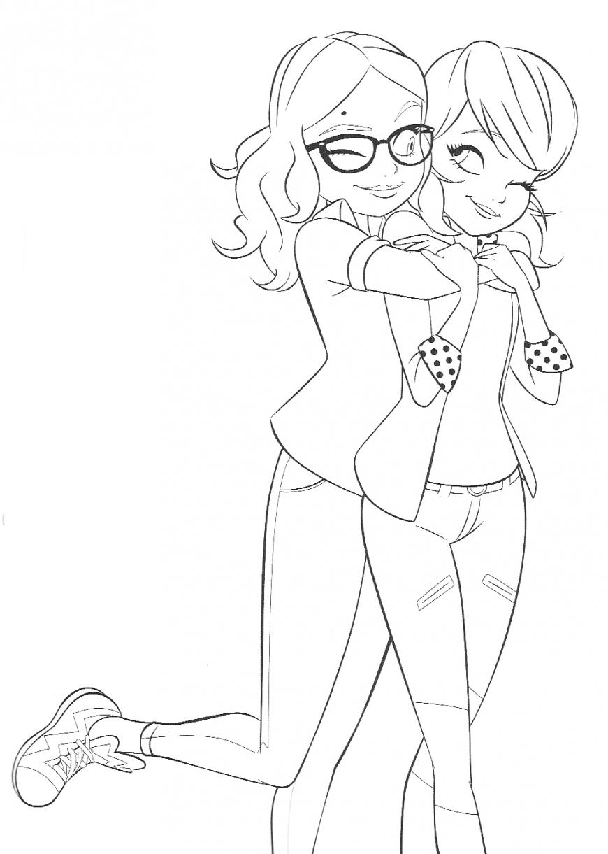 Miraculous Ladybug Coloring Pages With Marinette YouLoveIt