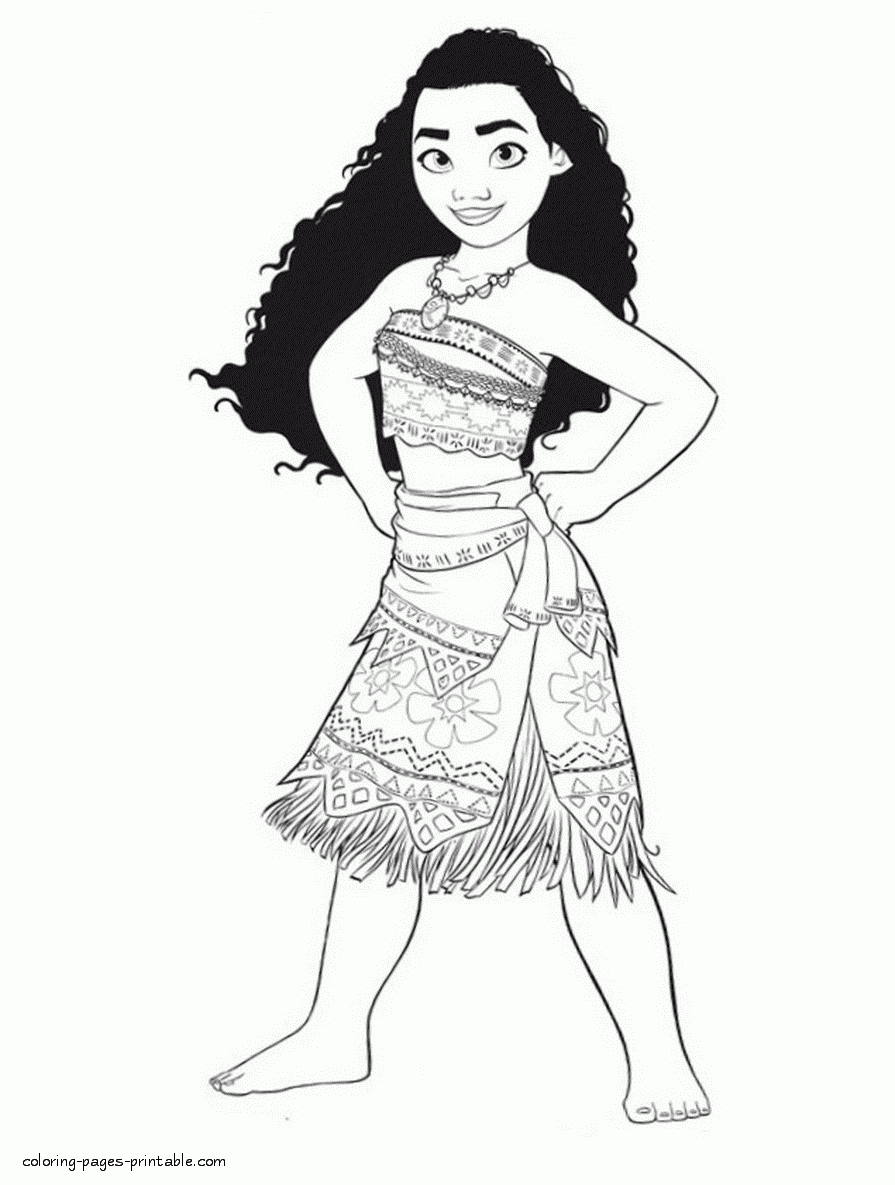 Moana 2 Coloring Pages Free