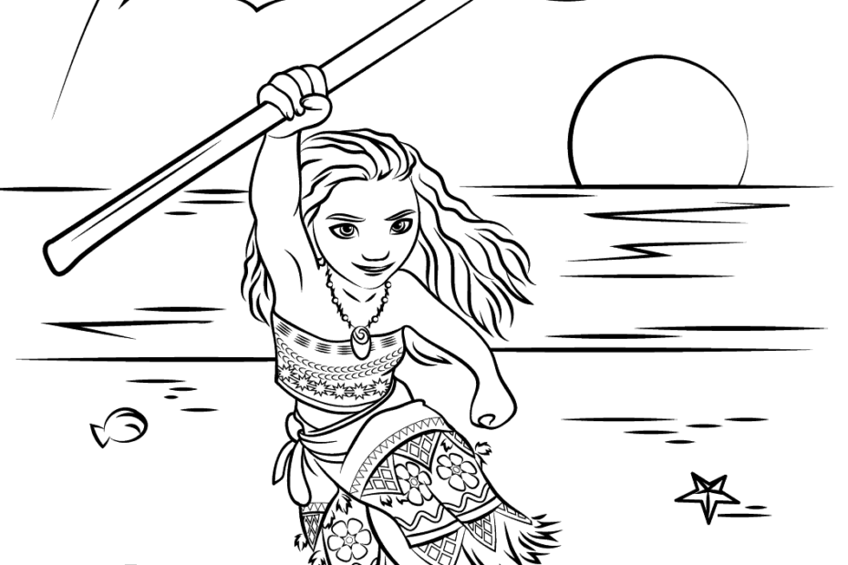 Moana Coloring Pages Coloring Home