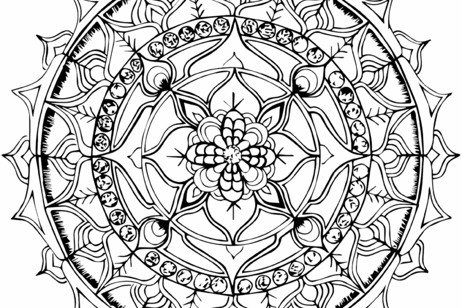 Monday Mandala Coloring Pages Coloring Pages