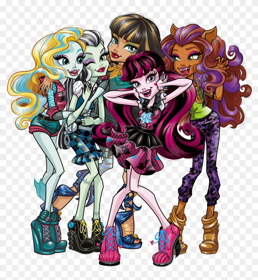 Monster High characters colouring in Monster High characters colouring in