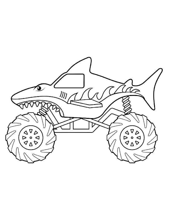 Monster Truck Coloring Pages Free Printable Sheets Monster Truck Coloring Pages Free Printable Sheets