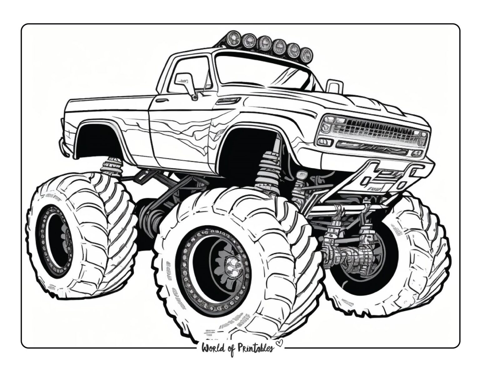 free printable monster truck free printable monster truck