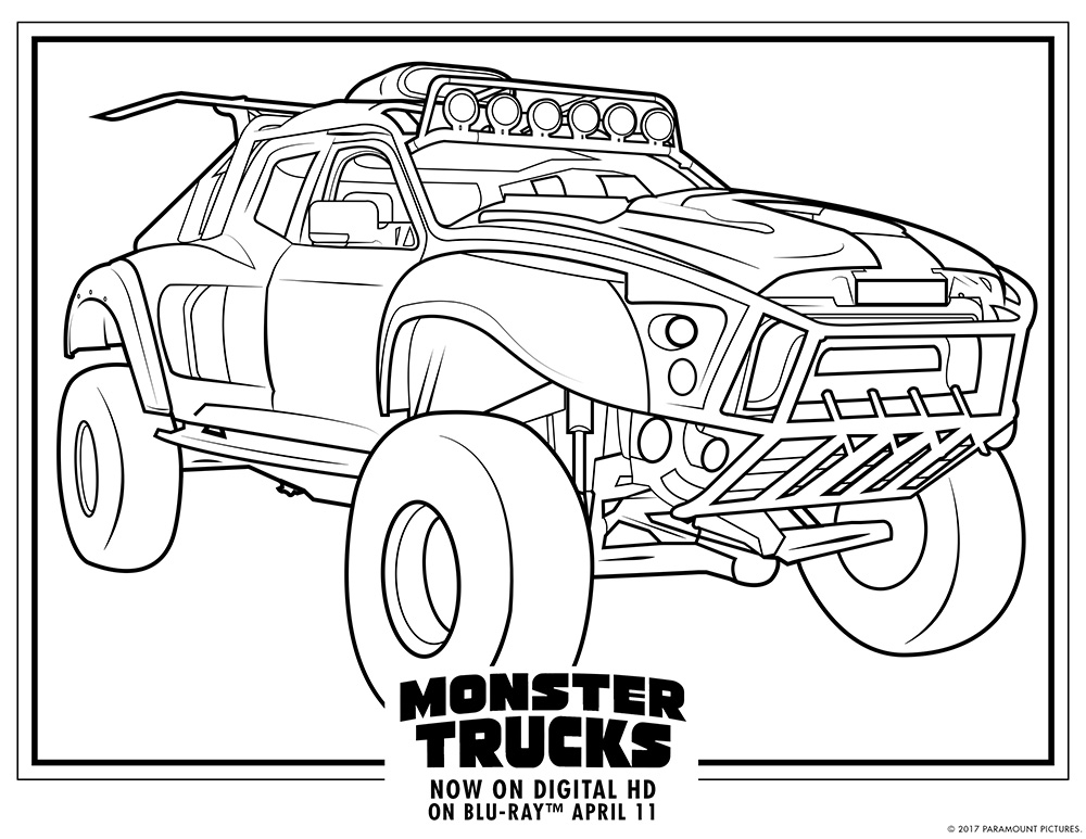 Monster Trucks Printable Coloring Pages All For The Boys Monster Trucks Printable Coloring Pages All For The Boys