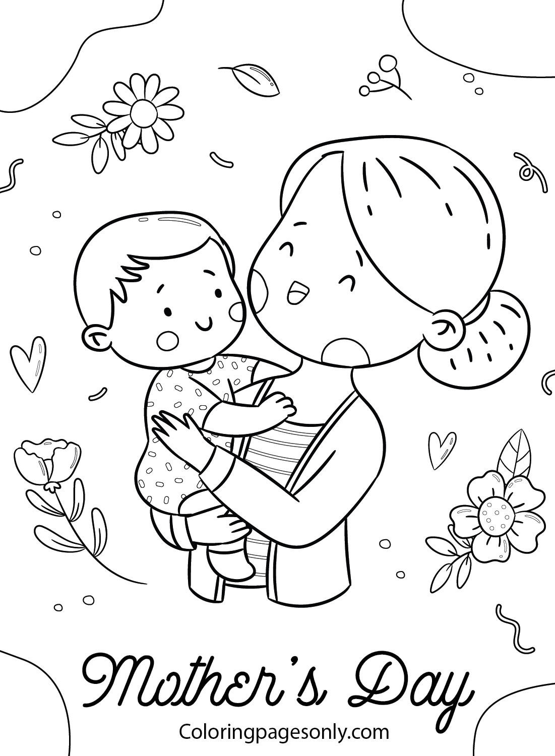 Mother S Day Coloring Pages Free Printables Fun Loving Families Free Mother S Day Coloring Pages Free Printables Fun Loving Families Free
