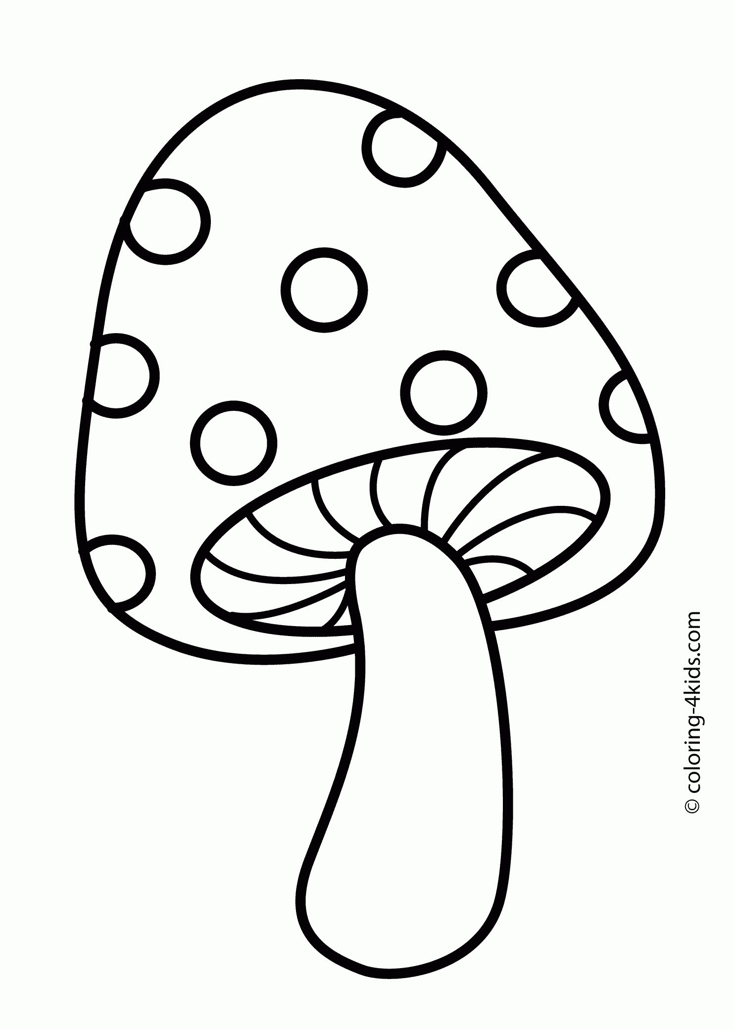 mushroom coloring pages free mushroom coloring pages free