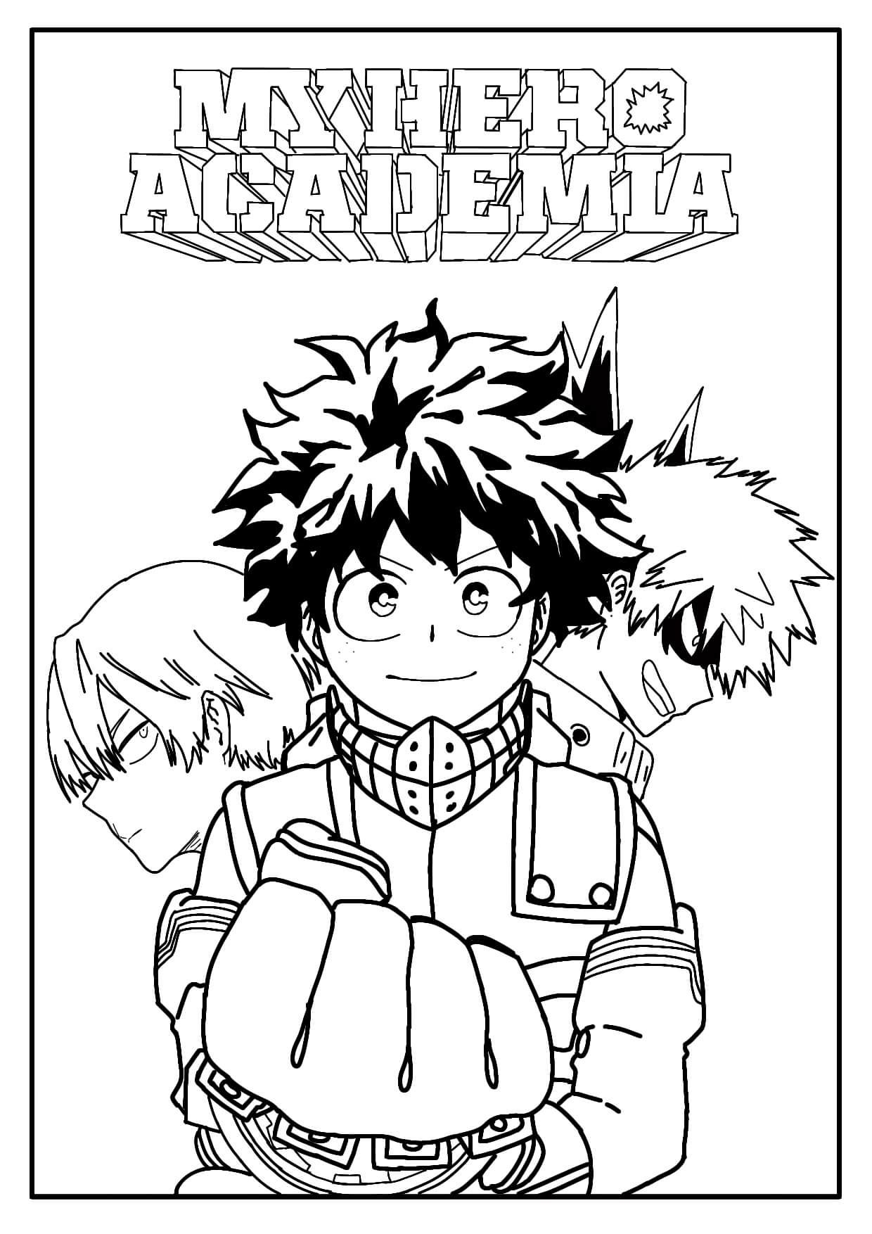 My Hero Academia Coloring Sheets For Kids Cool Coloring Pages Free My Hero Academia Coloring Sheets For Kids Cool Coloring Pages Free