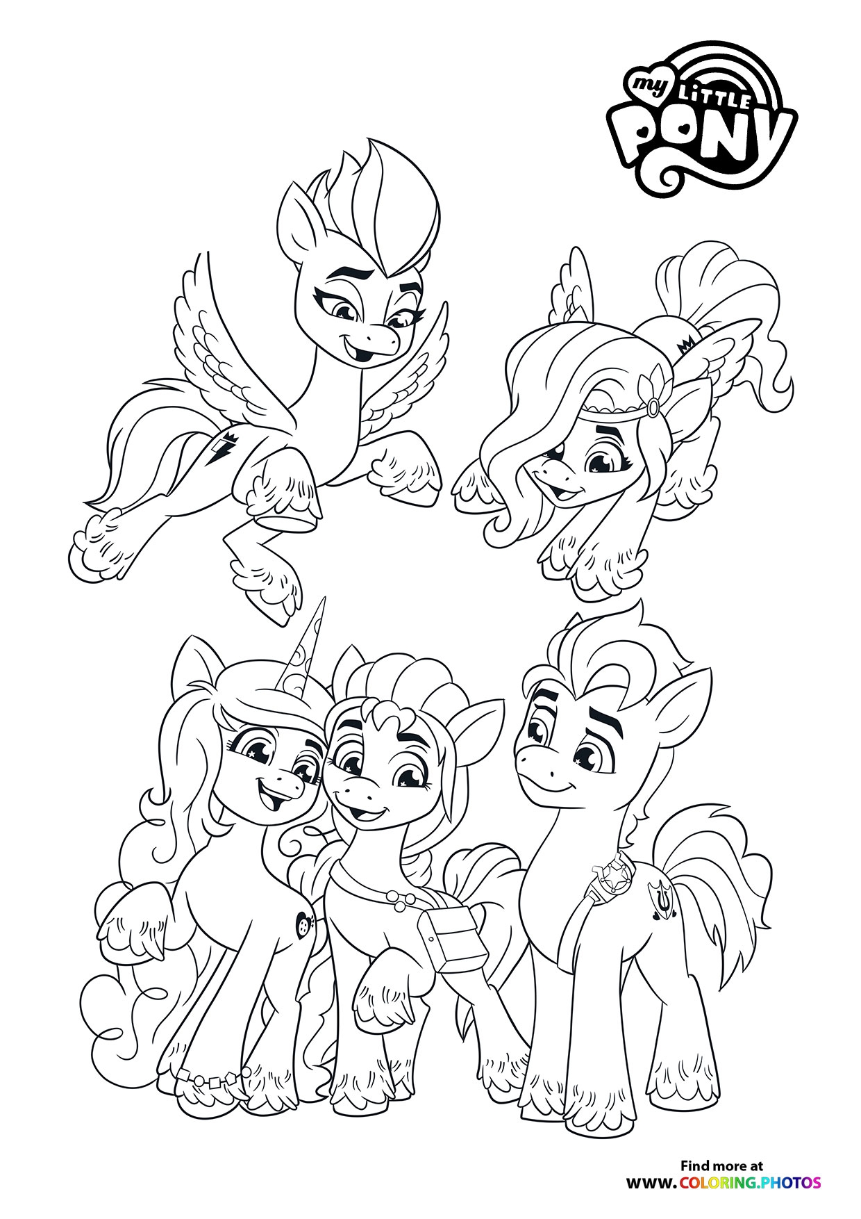 My Little Pony A New Generation Coloring Pages For Kids Print For Free My Little Pony A New Generation Coloring Pages For Kids Print For Free