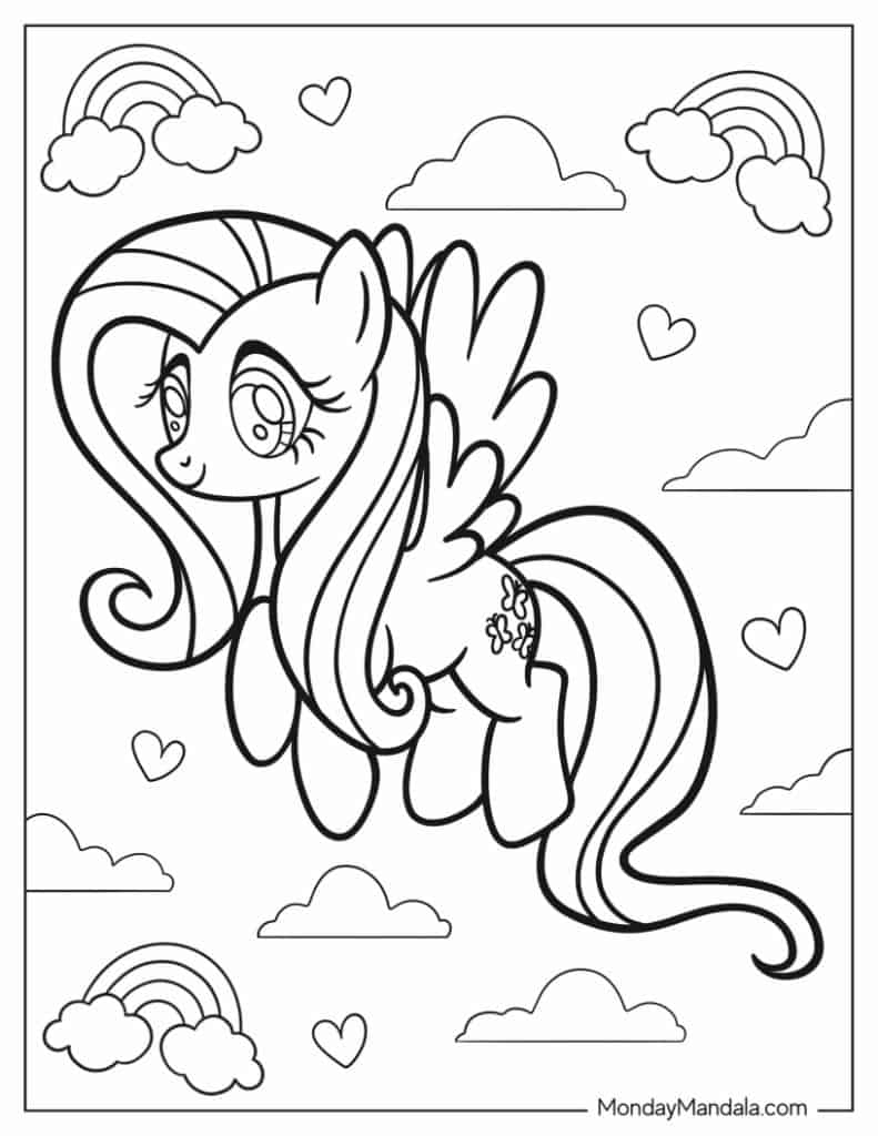 My Little Pony Fluttershy Printable Coloring Pages Infoupdate My Little Pony Fluttershy Printable Coloring Pages Infoupdate