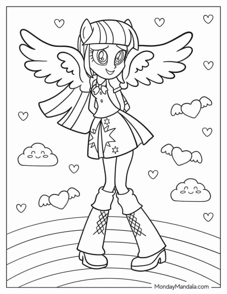 My Little Pony Human Coloring Pages Free Infoupdate My Little Pony Human Coloring Pages Free Infoupdate