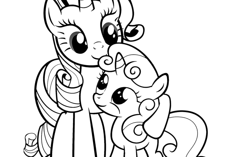 My Little Pony Rarity With A Baby Pony