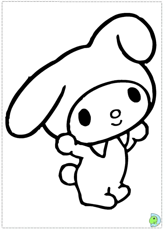 My Melody Coloring Book DinoKids My Melody Coloring Book DinoKids