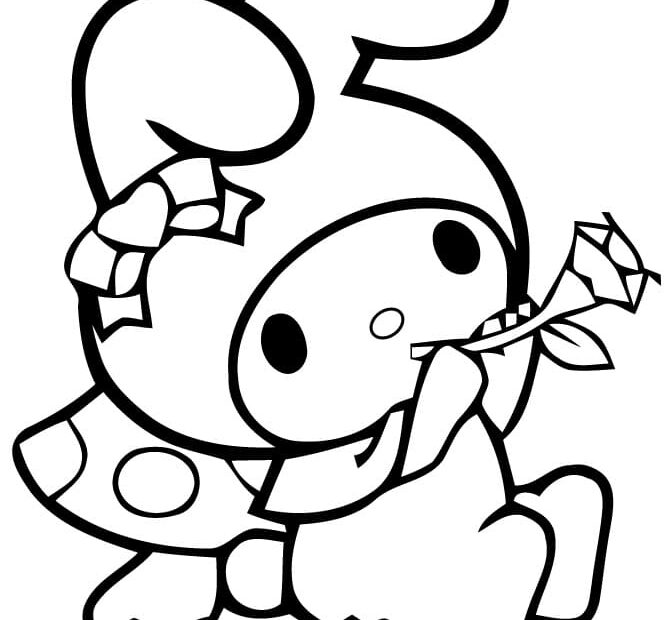 My Melody Coloring Pages Free Printable Coloring Pages For Kids