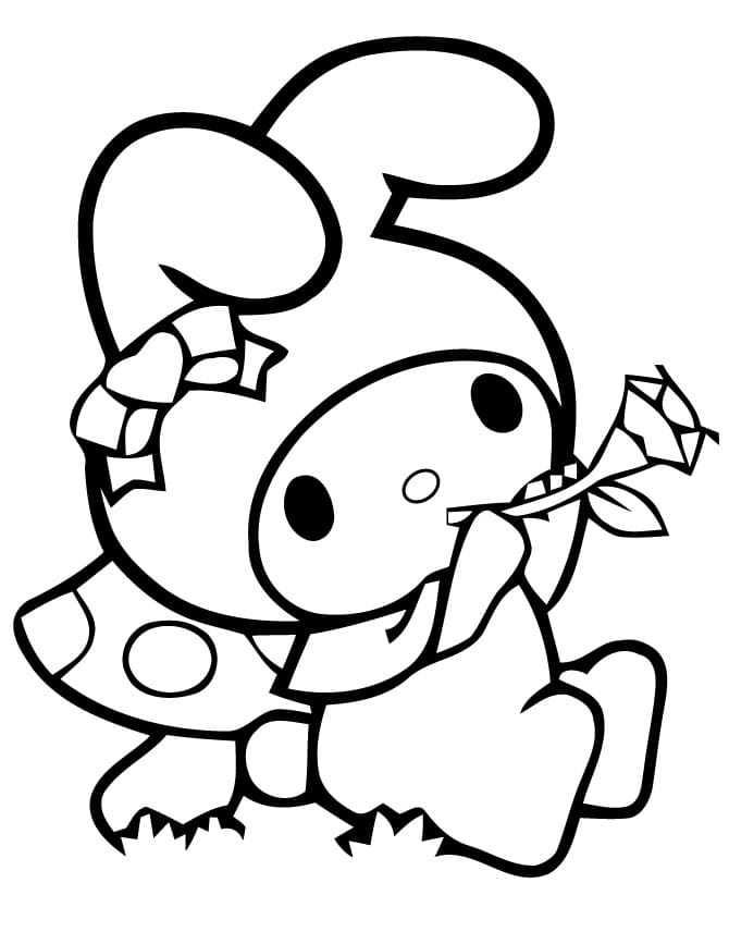 My Melody Coloring Pages Free Printable Coloring Pages For Kids My Melody Coloring Pages Free Printable Coloring Pages For Kids
