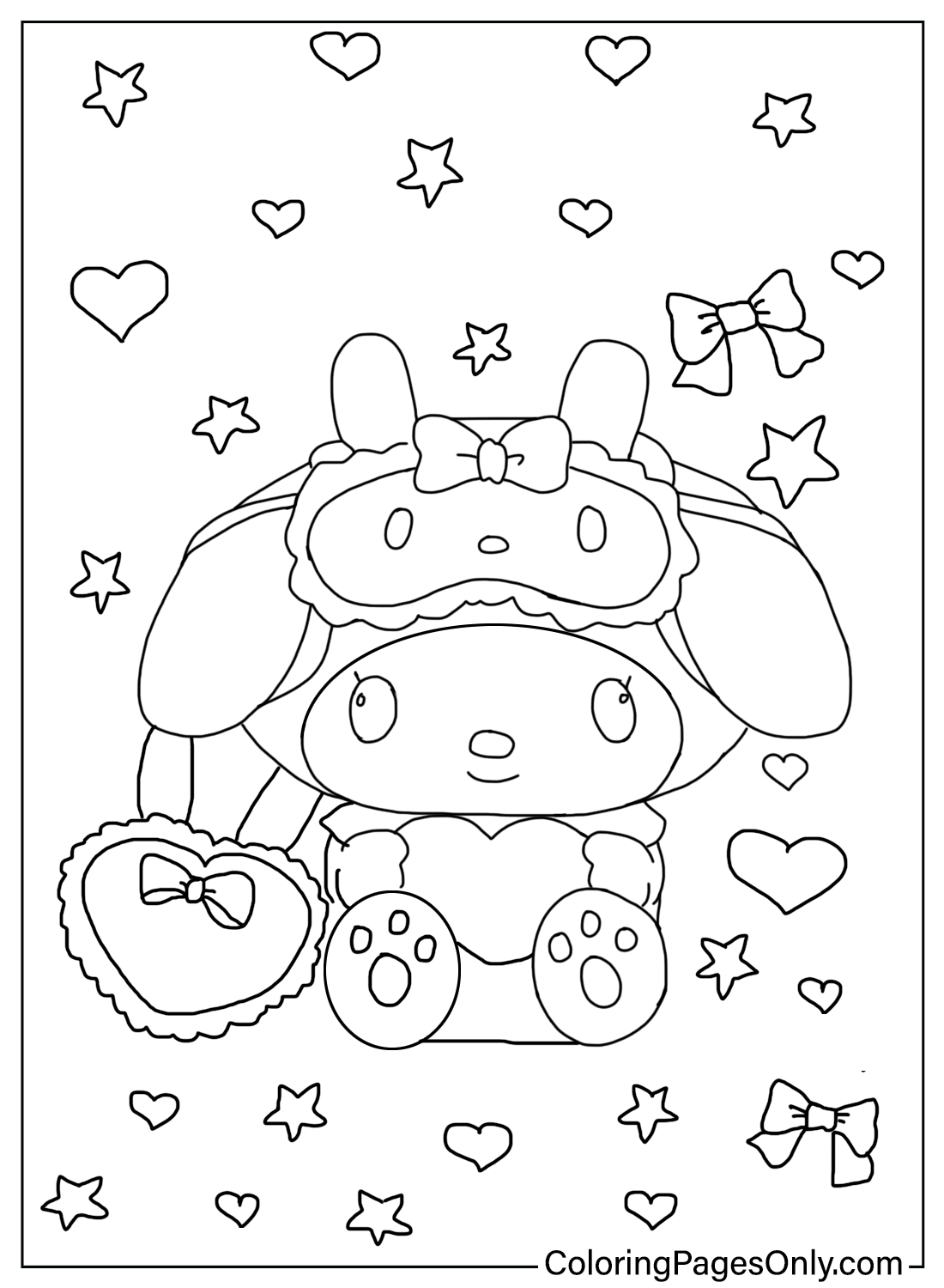 my melody coloring pages printable my melody coloring pages printable