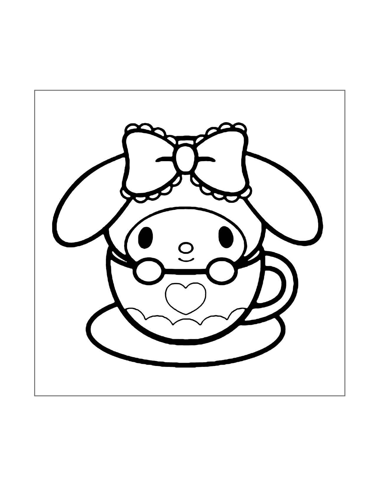 My Melody Coloring Pages Printable Coloring Pages FREE My Melody Coloring Pages Printable Coloring Pages FREE