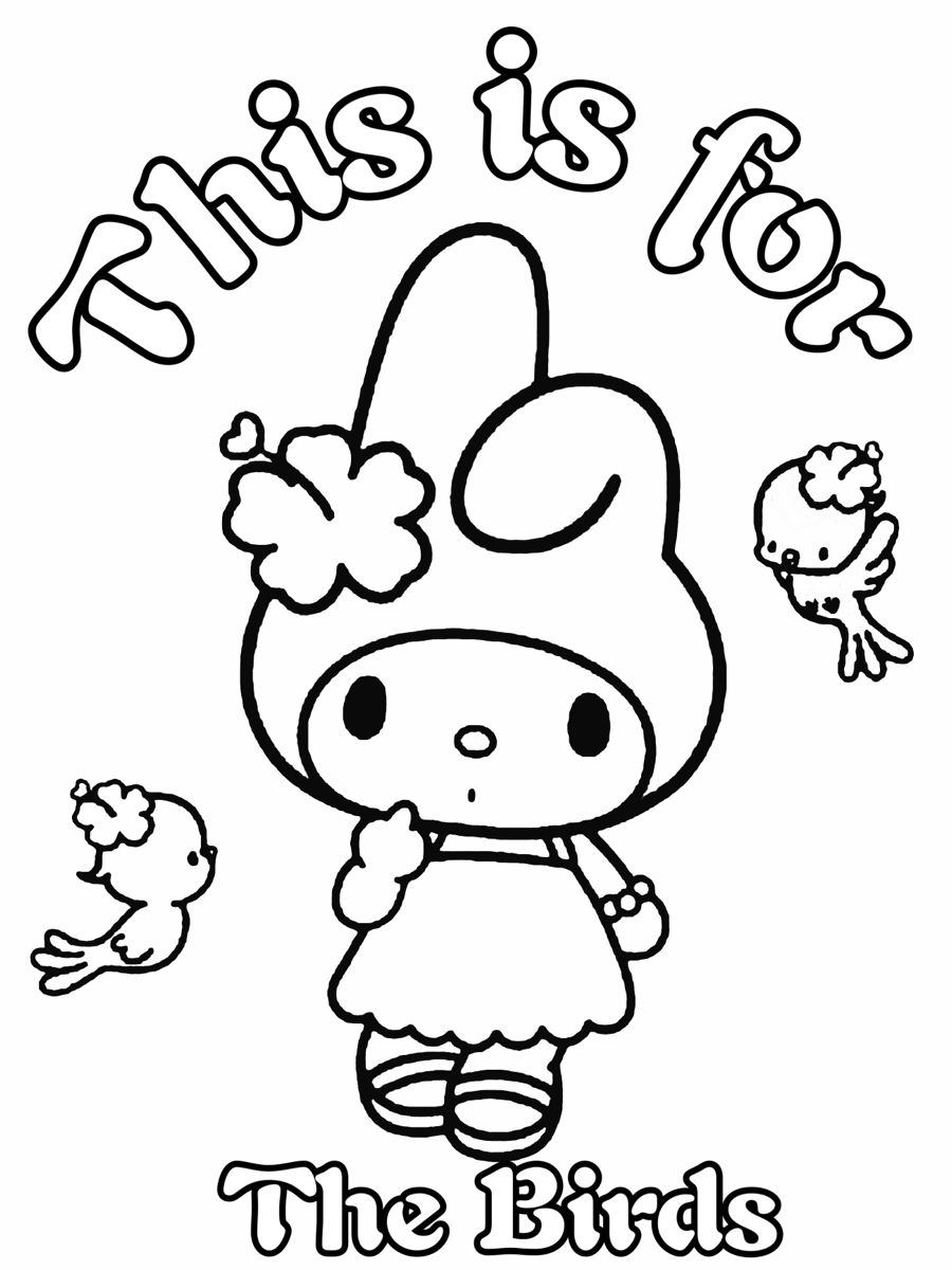 my melody boba coloring pages my melody boba coloring pages