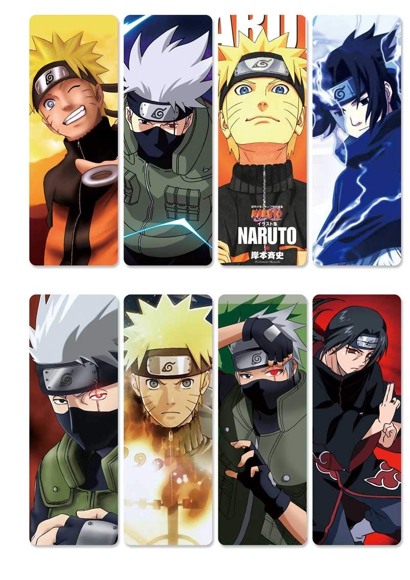Naruto Anime Double Sided Plastic 8 Piece Bookmark Set Worksheets Library Naruto Anime Double Sided Plastic 8 Piece Bookmark Set Worksheets Library