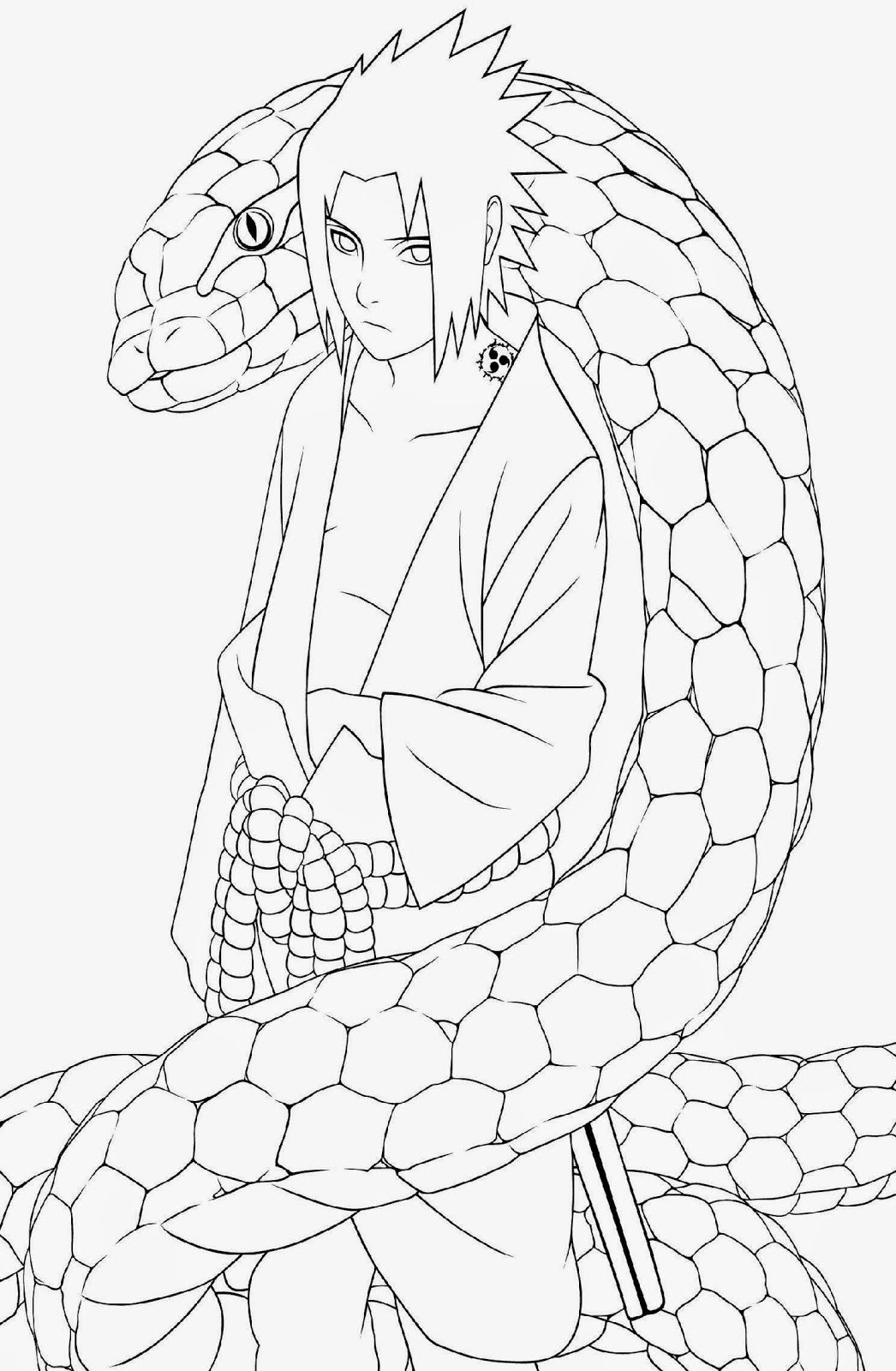 Naruto Shippuden Coloring Page Coloring Home