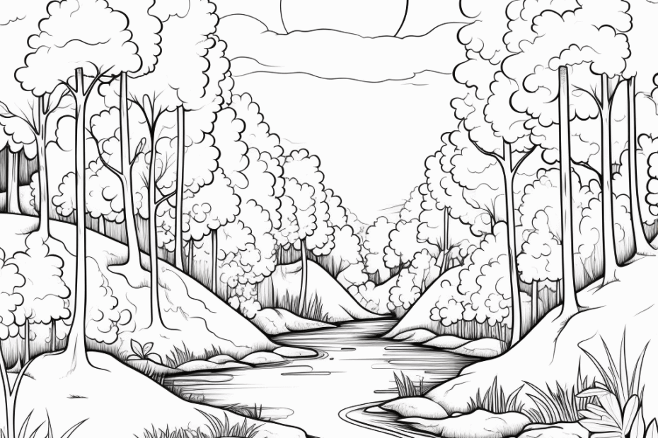 Nature Coloring Pages Printable Coloring Pages Nature