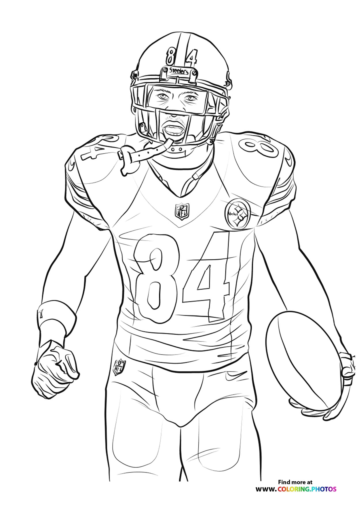 Nfl Coloring Pages Printable Printable Templates The Best Porn Website