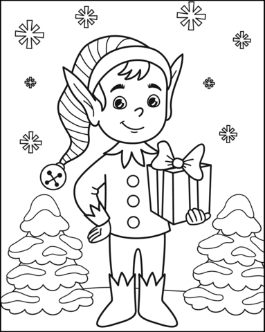 Nice Christmas Elf Coloring Page Free Printable Coloring Pages Nice Christmas Elf Coloring Page Free Printable Coloring Pages