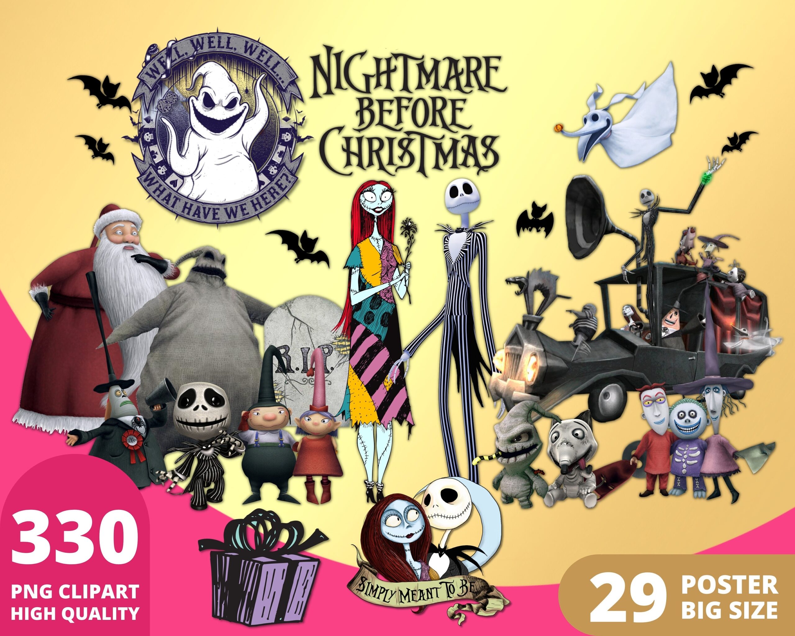 nightmare before christmas characters printable nightmare before christmas characters printable