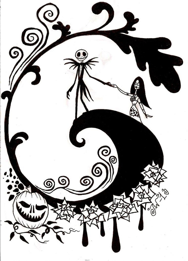 Nightmare Before Christmas Characters Coloring Pages Coloring Home Nightmare Before Christmas Characters Coloring Pages Coloring Home