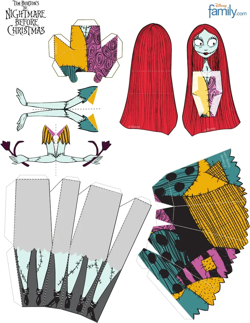 sally nightmare before christmas printable sally nightmare before christmas printable