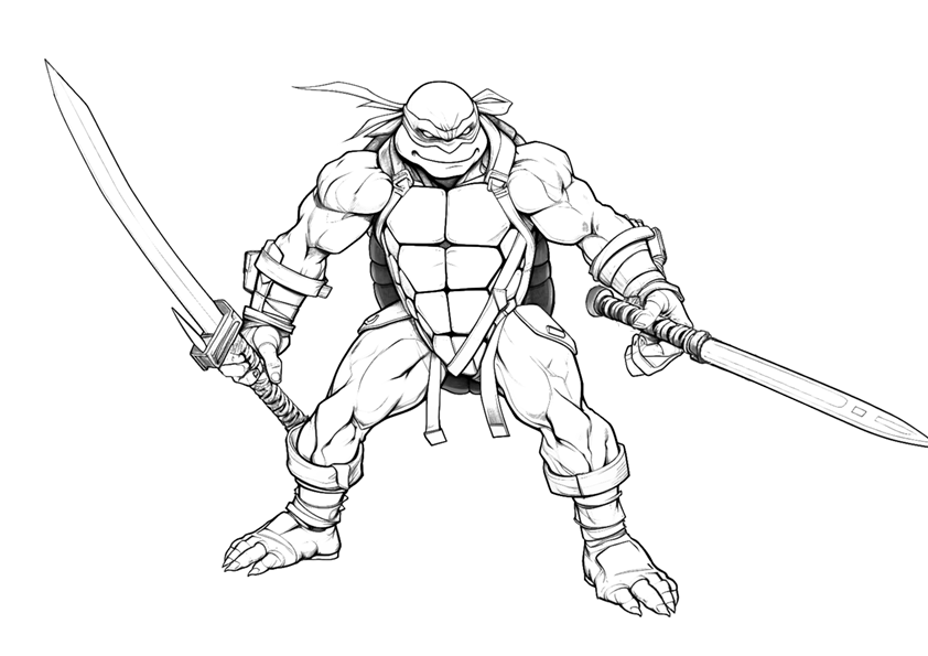 donatello Ninja Turtle coloring sheet donatello Ninja Turtle coloring sheet