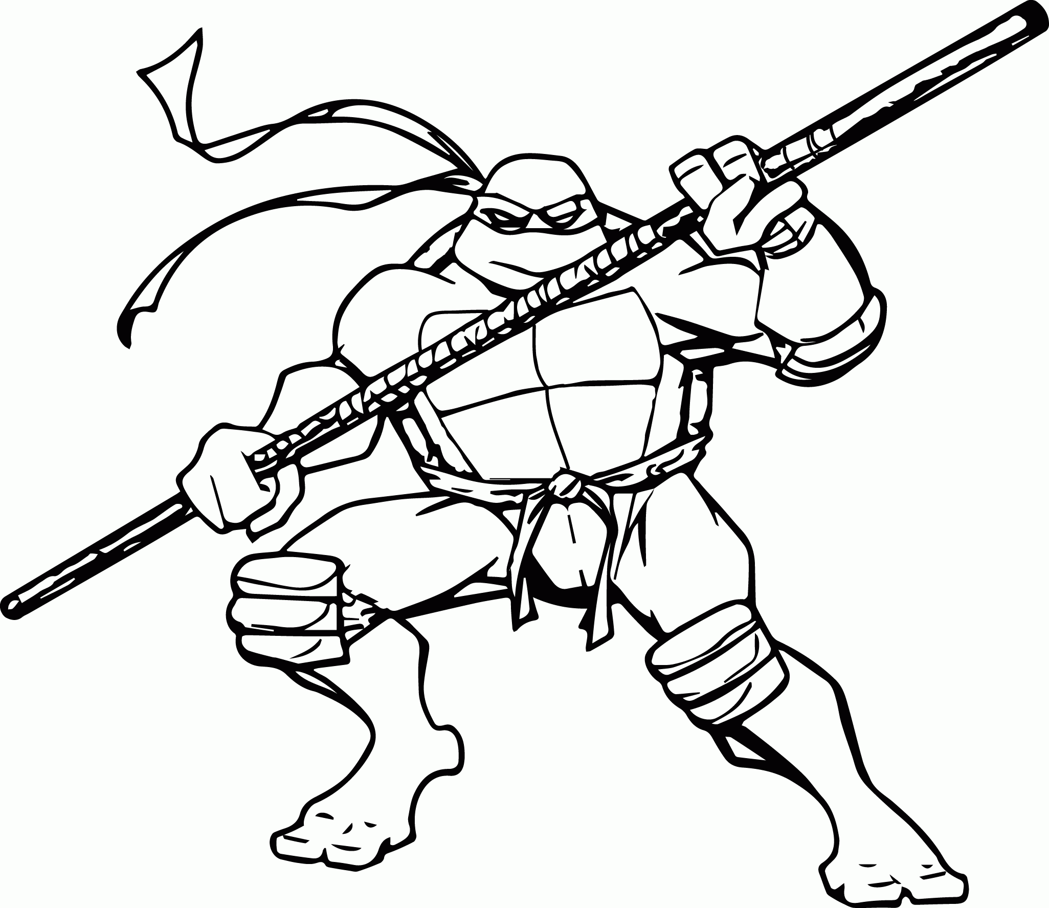 Ninja Turtles Coloring Pages Free Printable Coloring Home