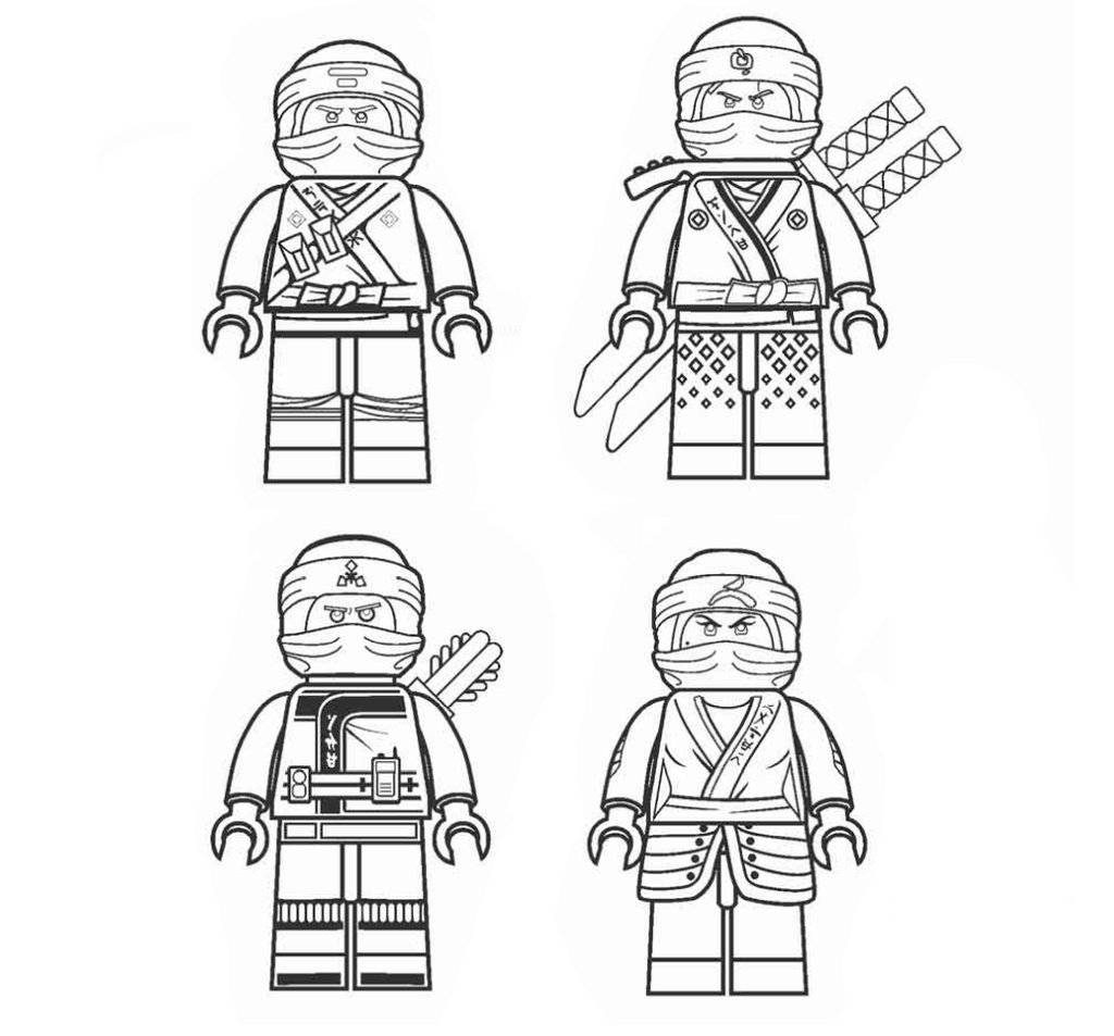 Lego printable colouring pages