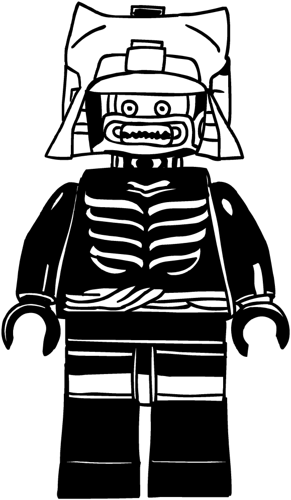 Ninjago coloring pages lord garmadon