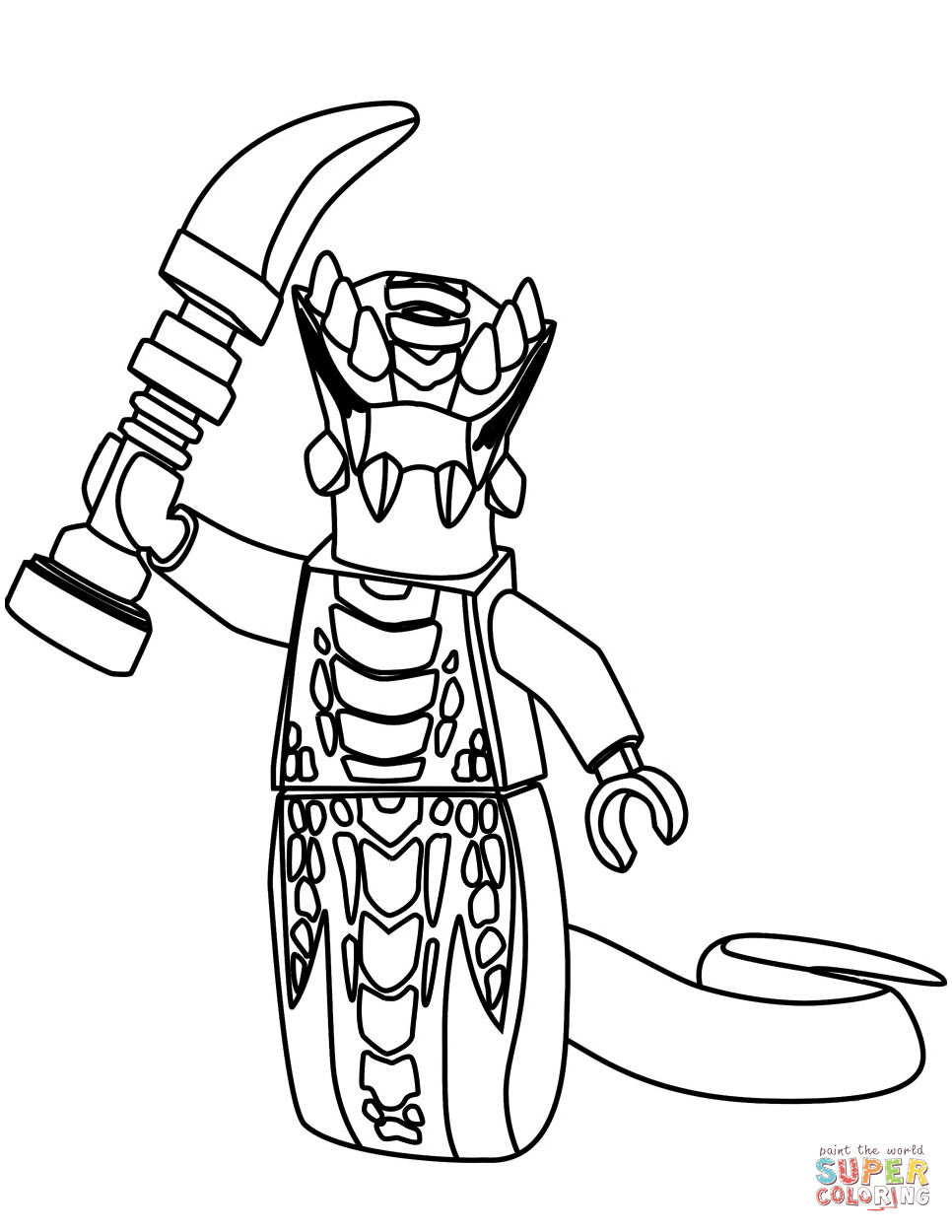 Ninjago Lord Garmadon Coloring Pages Coloring Pages