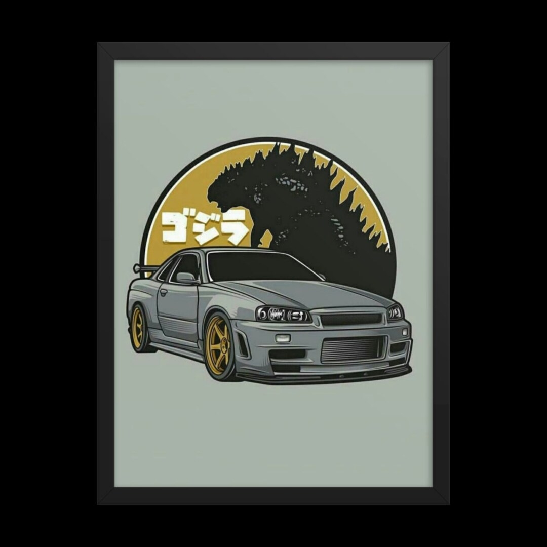 Nissan Skyline Gtr Godzilla Colour Block Poster Print Wall Art Etsy Nissan Skyline Gtr Godzilla Colour Block Poster Print Wall Art Etsy