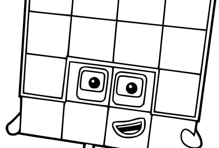 Number Blocks Printable Coloring Pages Numberblocks Coloriage HD