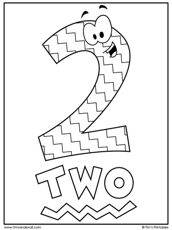 free coloring pages by number