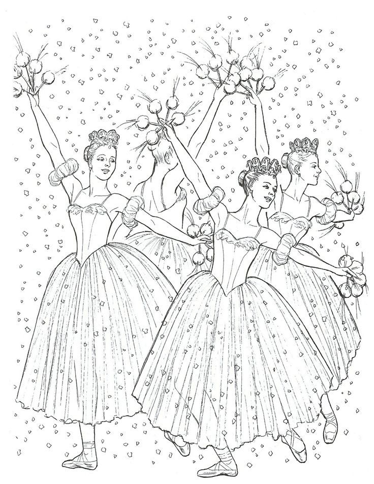 Nutcracker Ballet Coloring Page Coloring Home Nutcracker Ballet Coloring Page Coloring Home