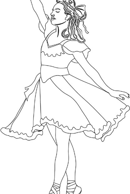 Nutcracker Ballet Coloring Pages ColoringMe
