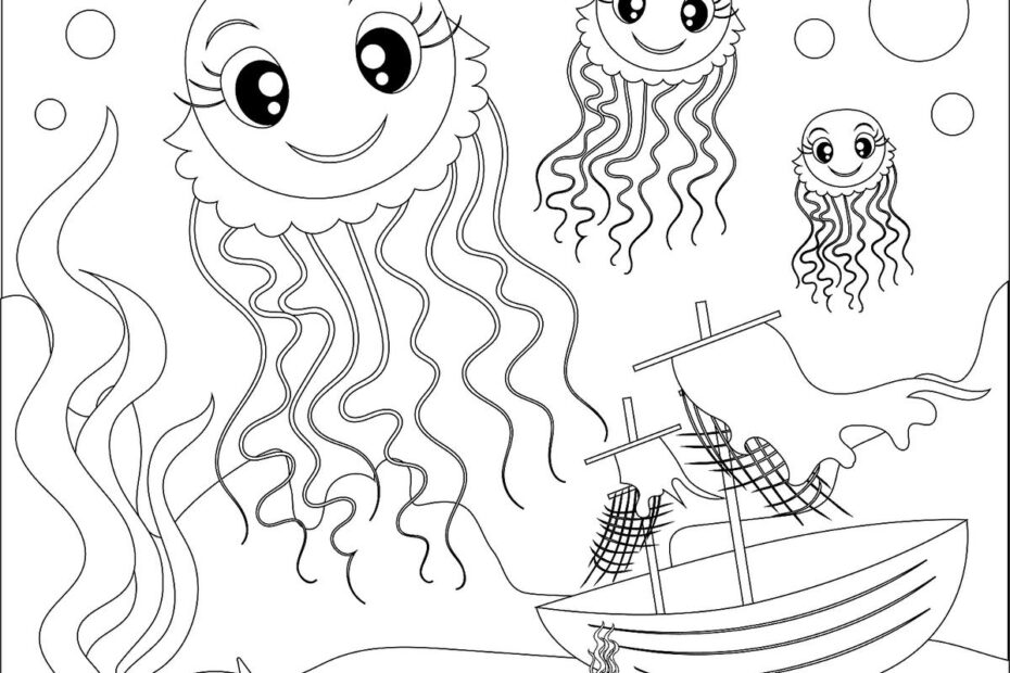 Ocean Animals Coloring Pages Printable