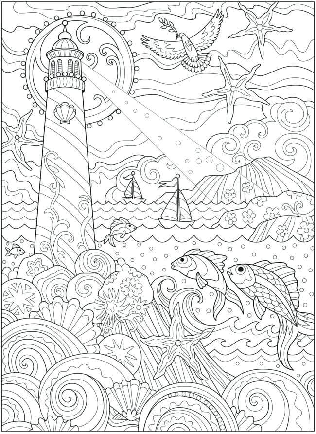 Ocean Coloring Pages For Adults Printable Coloring Pages FREE Ocean Coloring Pages For Adults Printable Coloring Pages FREE