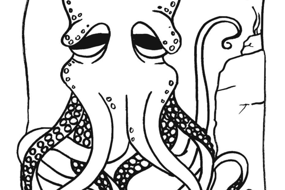 Octopus Coloring Page Printable Coloring Pages