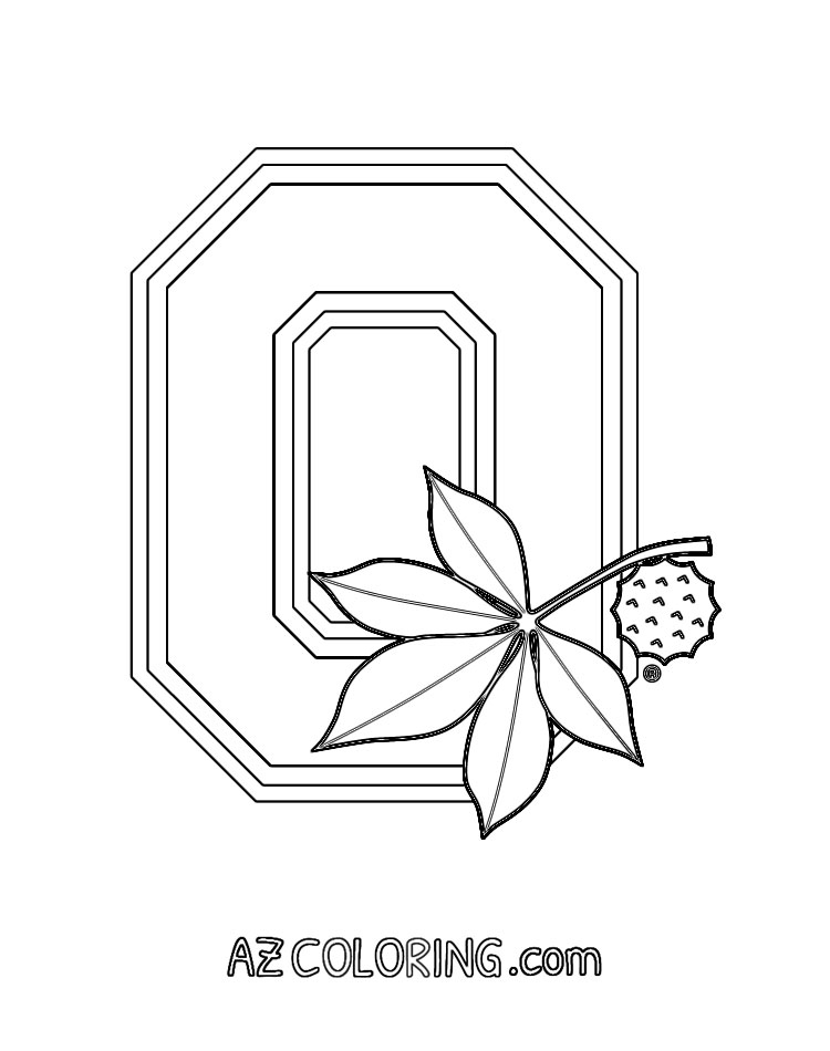 Ohio State Buckeyes Coloring Page Coloring Home Ohio State Buckeyes Coloring Page Coloring Home