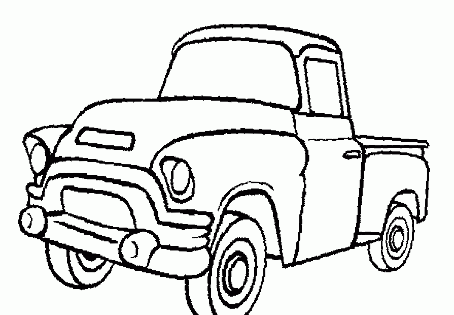 Old Pickup Truck Coloring Pages COLORING PAGES PRINTABLE COM